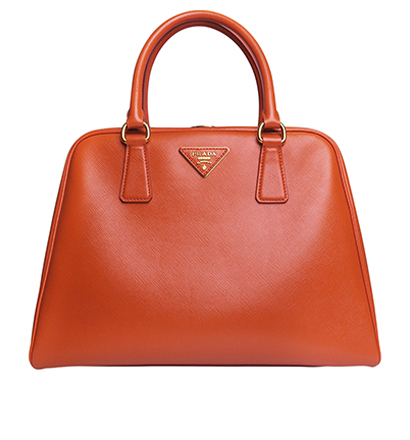 Pyramid Top Handle Bag, front view
